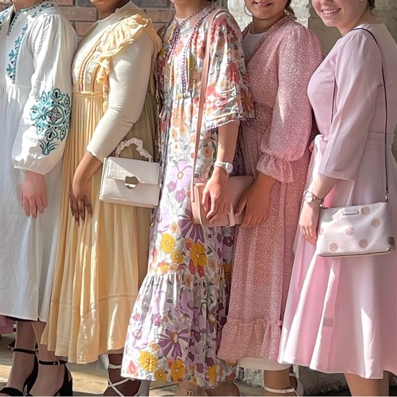 Floral Multicolor Women's Dress - Picture 3 of 4